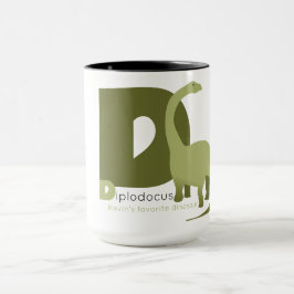 Taza D like Diplodocus Mug