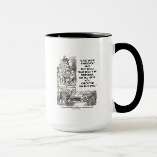 Taza Da tu evidencia de que no estés nervioso