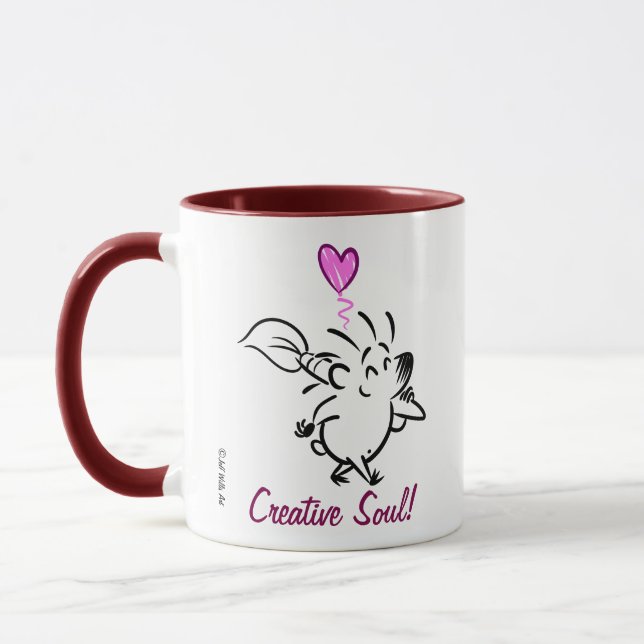 Taza DAB el ERIZO ARTISTA (Izquierda)