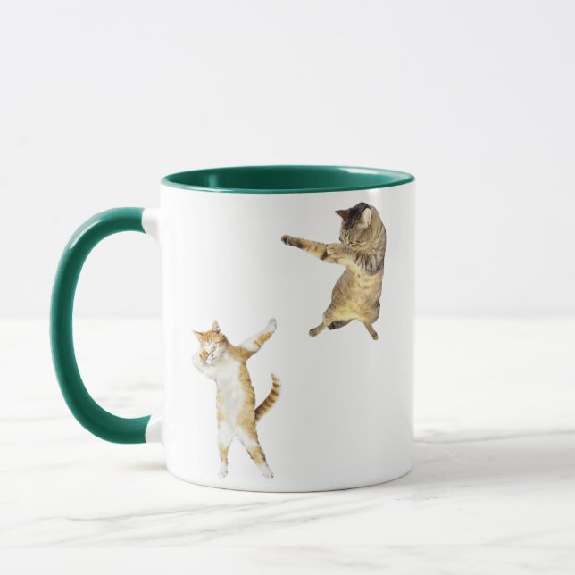 Taza Dabbing Cat Funny Meme for Cats Lovers (Izquierda)