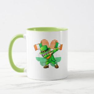 Taza Dabbing Leprechaun para niños chicos hombres juven