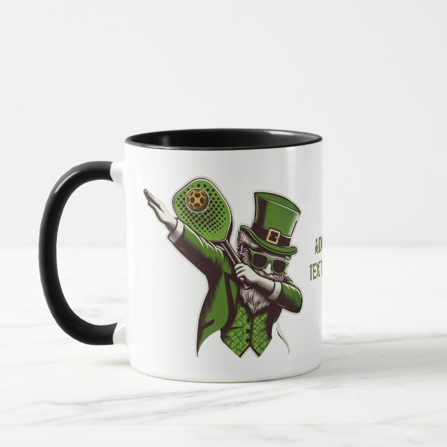 Taza Dabbing Saint Patrick Pickleball Lover (Izquierda)