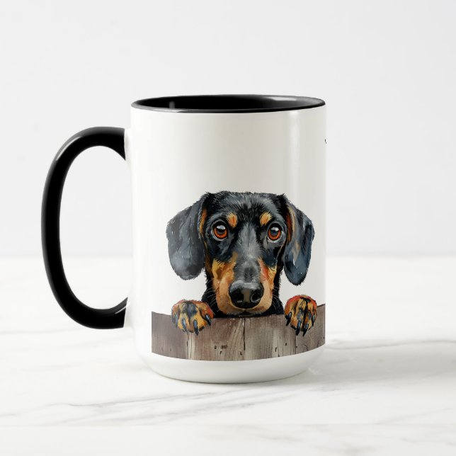 Taza Dachshund Dog Mug (Izquierda)