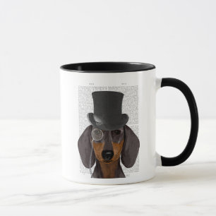 Taza Dachshund, hebilla formal y Gorra
