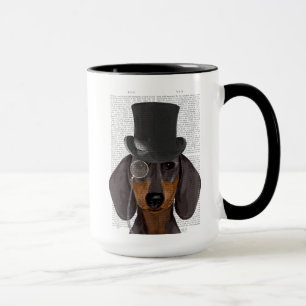 Taza Dachshund, hebilla formal y Gorra
