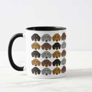 Taza Dachshund Mugs