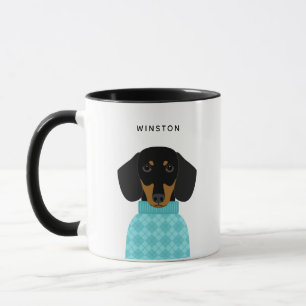 Taza Dachshund Mugs