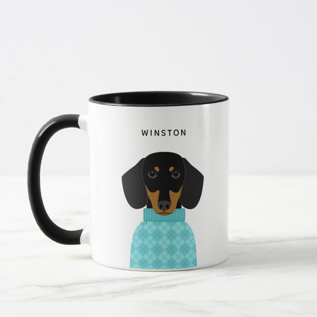 Taza Dachshund Mugs (Izquierda)