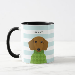 Taza Dachshund Mugs