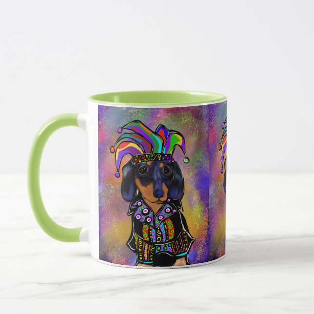 Taza Dachshund or perro salchicha (Izquierda)