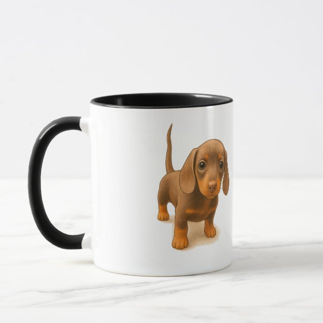 Taza Dachshund Please take me with you! (Izquierda)