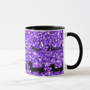 Taza Dachshund Regalo Doxie Silueta Perro Wiener