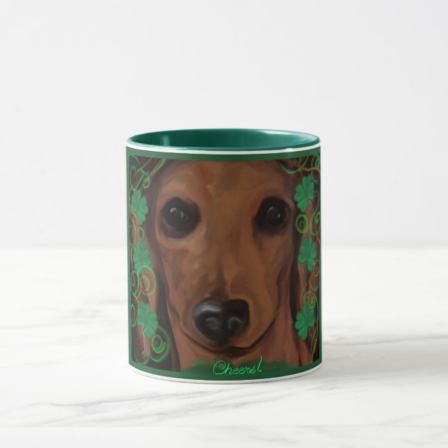 Taza Dachshund Rojo      (Centro)
