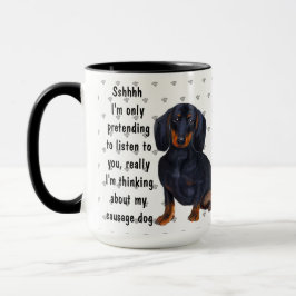 Taza Dachshund Sausage Perro Perro Amor Café Personaliz