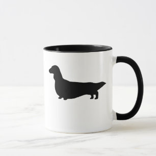 Taza Dachshund Silhouette Wiener Doxie