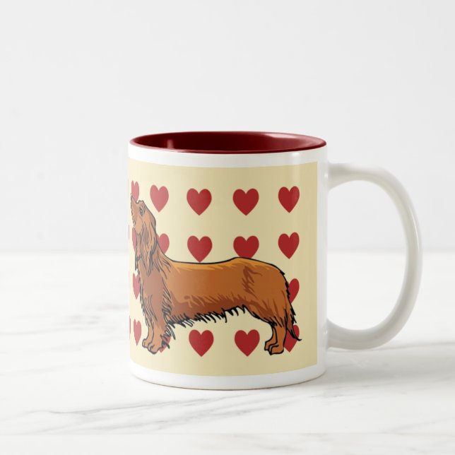 Taza - Dachshunds del amor de I (Derecha)