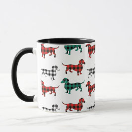 Taza Dachshunds, Navidades de Red Flannel