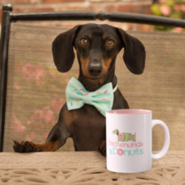 Taza Dachshunds y donuts café Mug