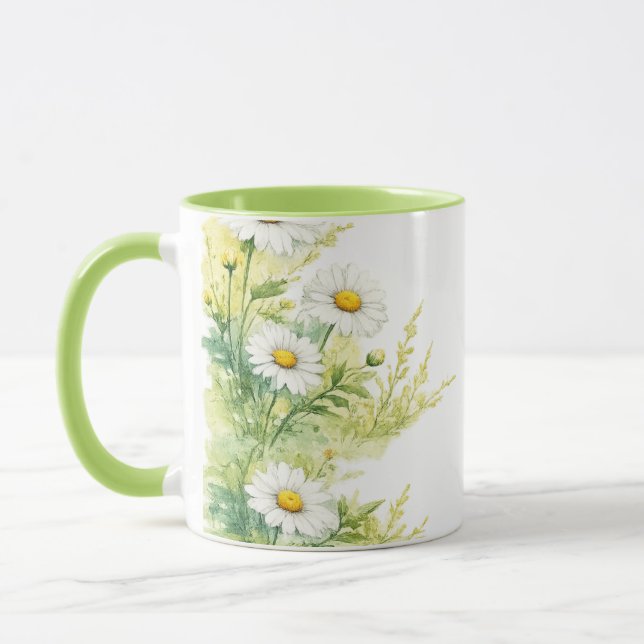 Taza Daclias acuarela (Izquierda)