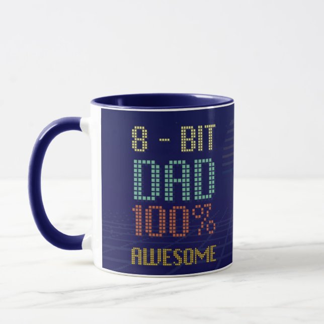 Taza DAD 100 de 8 bits increíble (Izquierda)