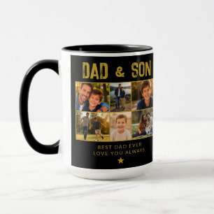 Taza Dad & Son Gold Family 6 Foto