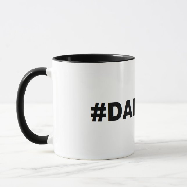 Taza #DADLIFE café de 11 onzas, té, chile, cuenco para (Izquierda)