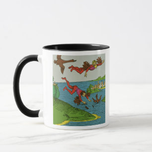 Taza Daedalus y Ícaro, siglo XV