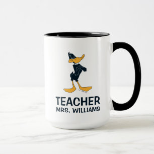 Taza DAFFY DUCK™ con un maestro con brazos cruzados