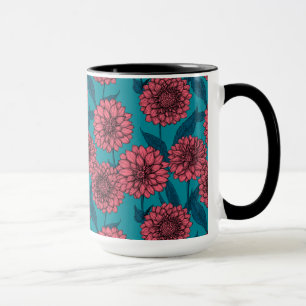 Taza Dahlias