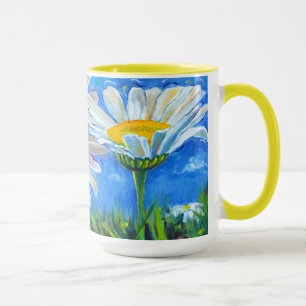 Taza Daisies de viento Cheery Mug