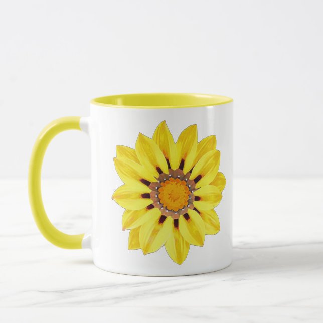 Taza Daisy africano / Amarillo de mostaza de Gazania (Izquierda)
