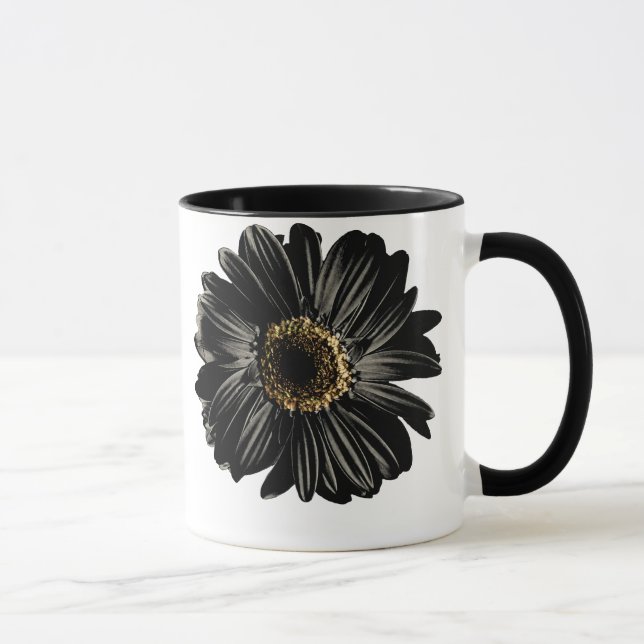 Taza Daisy negro (Derecha)