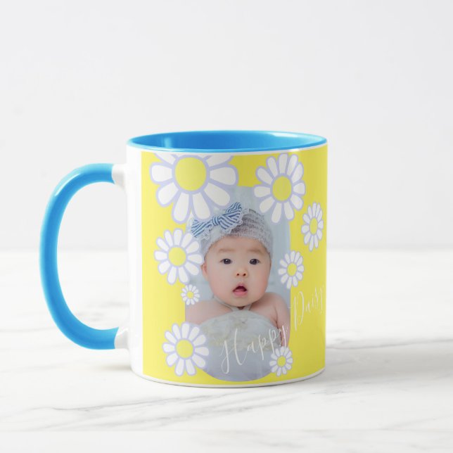Taza Daisy Simple Yellow Photo Baby (Izquierda)