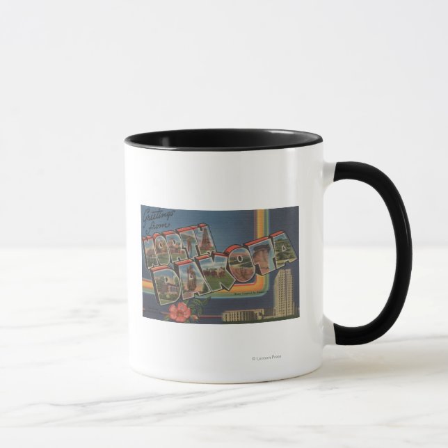 Taza Dakota del Norte (Capital Estatal/Flor) (Derecha)