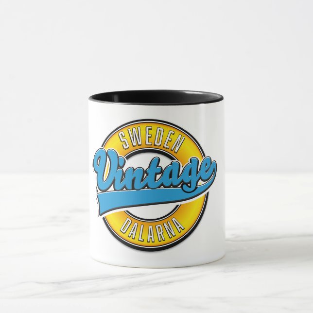 Taza Dalarna Suecia vintage (Centro)