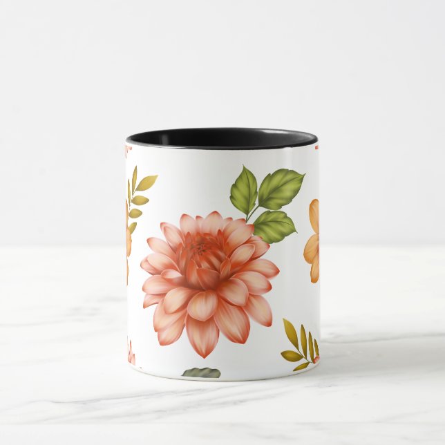 Taza Dalia Fiery en Flor  (Centro)