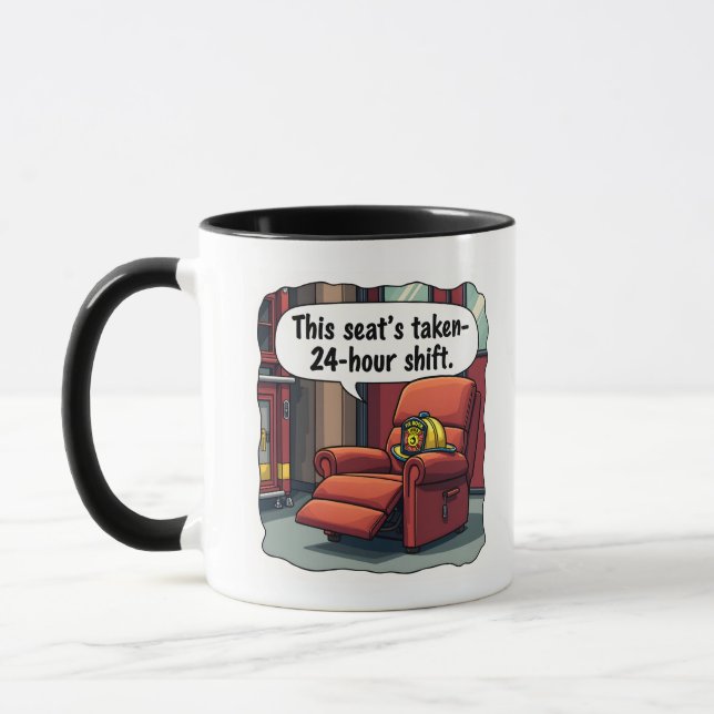 Taza Dálmata Bombero Voluntario Único (Izquierda)