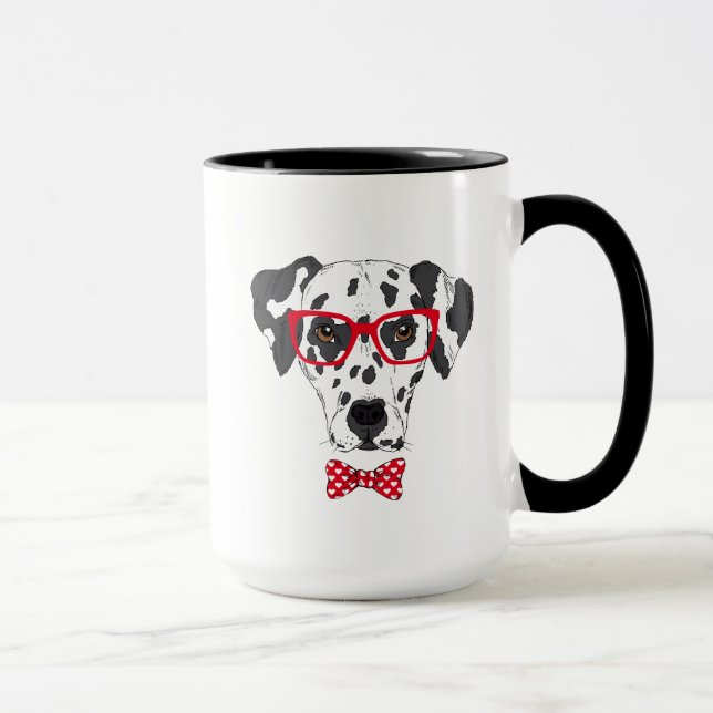 Taza Dalmatian de moda (Derecha)