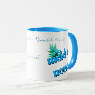 Taza Dama De Honor Personalizada Cute Boda