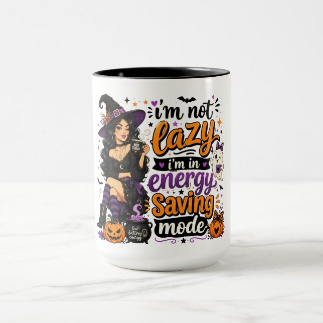 Taza Dama Divertida Halloween (Centro)