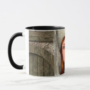 Taza Dama Medieval