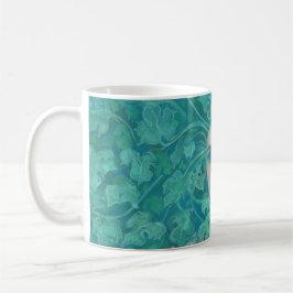 Taza Dama Verde / Reina Forestal, arte de fantasía