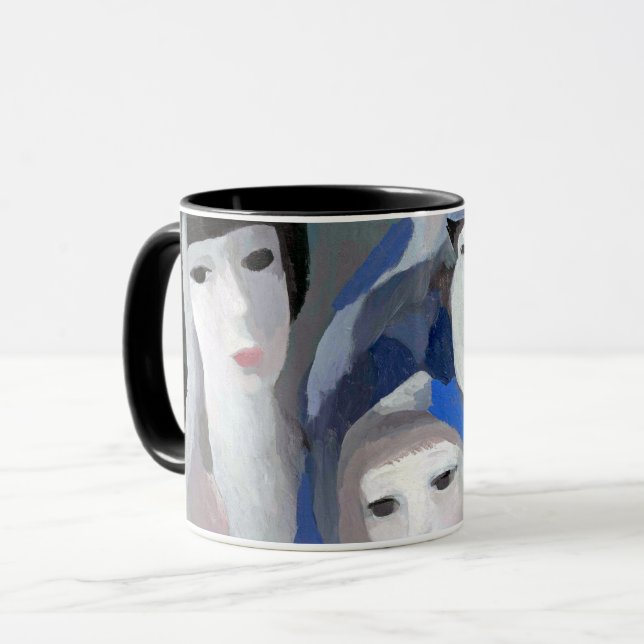 Taza Dama y paloma, Marie Laurencin (Anverso izquierdo)