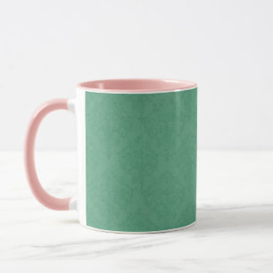 Taza Damas de color rosa rosa vintage personalizadas