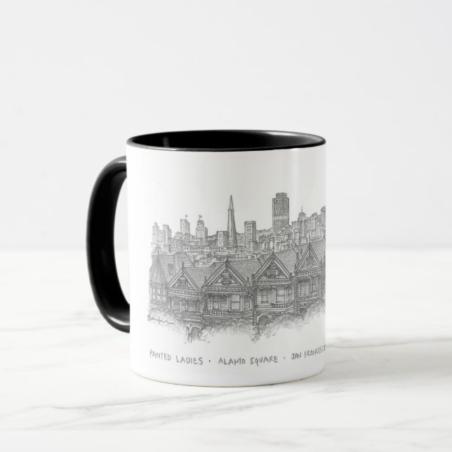 Taza Damas pintadas, San Francisco, Estados Unidos (Anverso izquierdo)