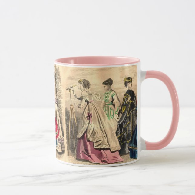 Taza Damas victorianas de moda (Derecha)