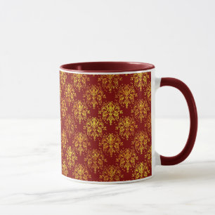 Taza Damasco rico del día de fiesta