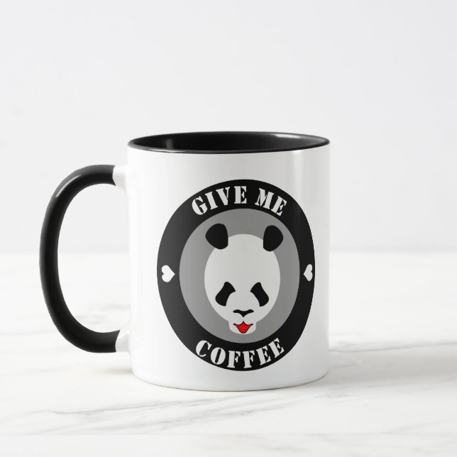 Taza Dame el café Panda (Izquierda)