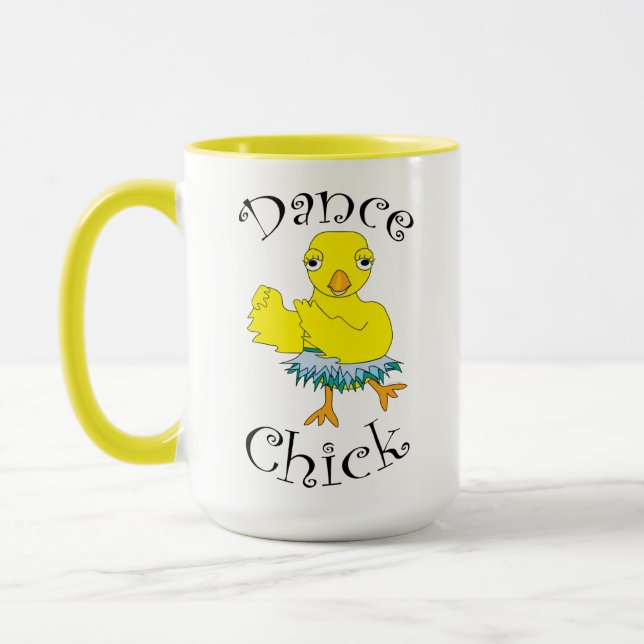 Taza Dance Chick Text (Izquierda)
