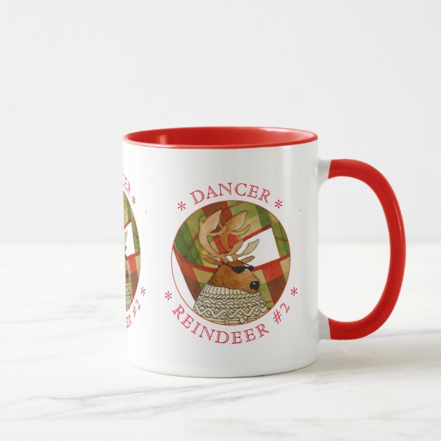 Taza DANCER REINDER Red Combo Mug (Derecha)